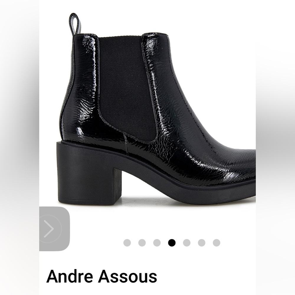 Andre Assous Gemma New in box
Patent leather Gemma size 8.5
New in box
Unworn - Picture 1 of 8